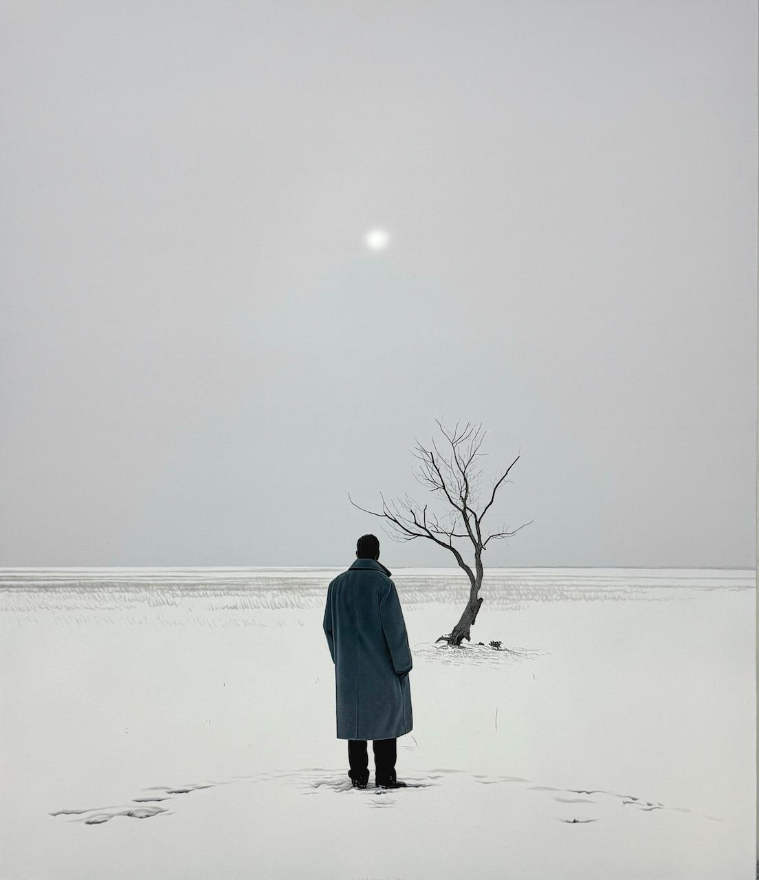 The Man on the Snowy Field