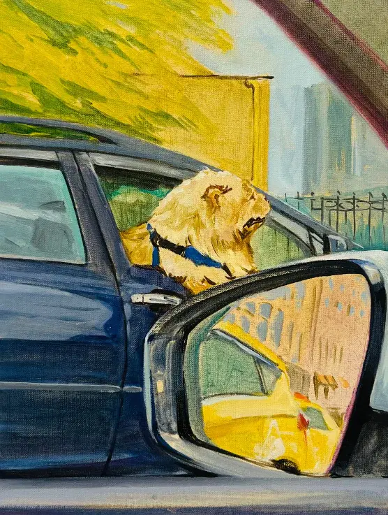 Dog in the car