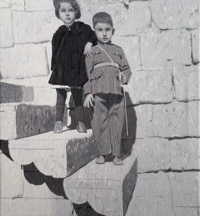 Kids on Stairs