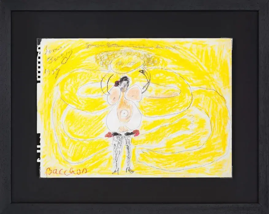 Woman in Love with the Portrait of the Sun